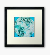 Framed Blue Framed Print