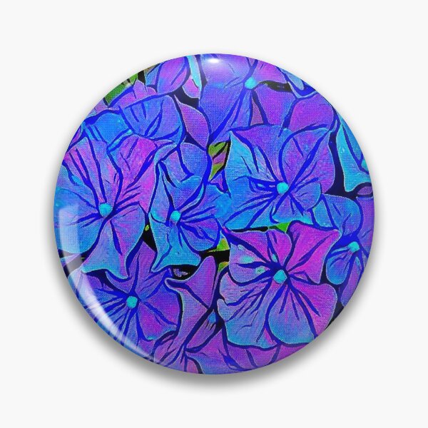 Item preview, Hydrangea Flower Design, Indigo Purple Abstract Floral designed and sold by Constant Readers.