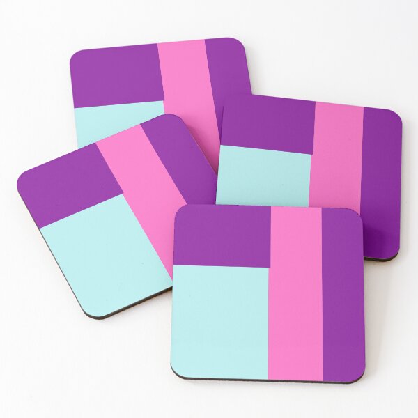Item preview, Assymetrical Purple Abstract Geometric Theme designed and sold by Denefie.
