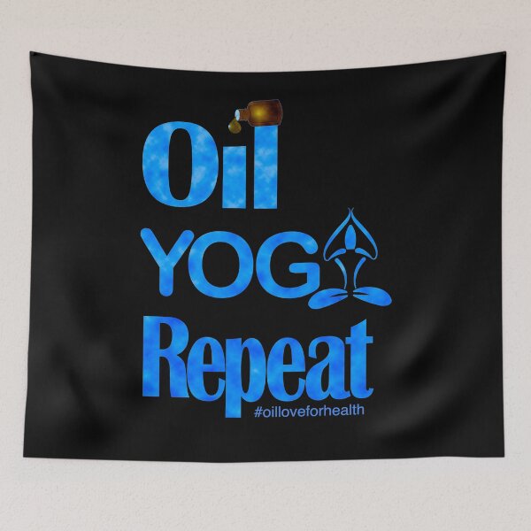 Item preview, Blue Oil Yoga Repeat - Essential Oil designed and sold by Hot Yoga Life.