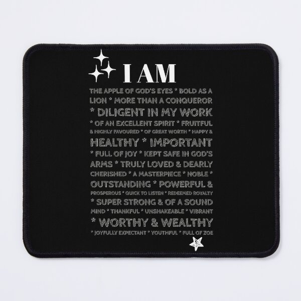 Item preview, I AM Positive Spiritual Affirmations designed and sold by ImaginedCo.