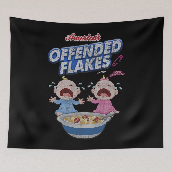Item preview, America's Offended Flakes Funny SnowFlake designed and sold by silverconscienc.