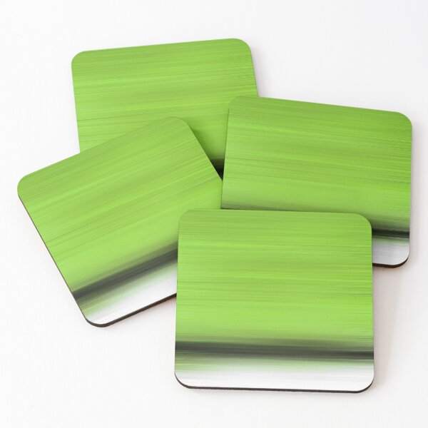 Item preview, Green Rising - Bright Green, Black and White Art designed and sold by Sharon Cummings Art.