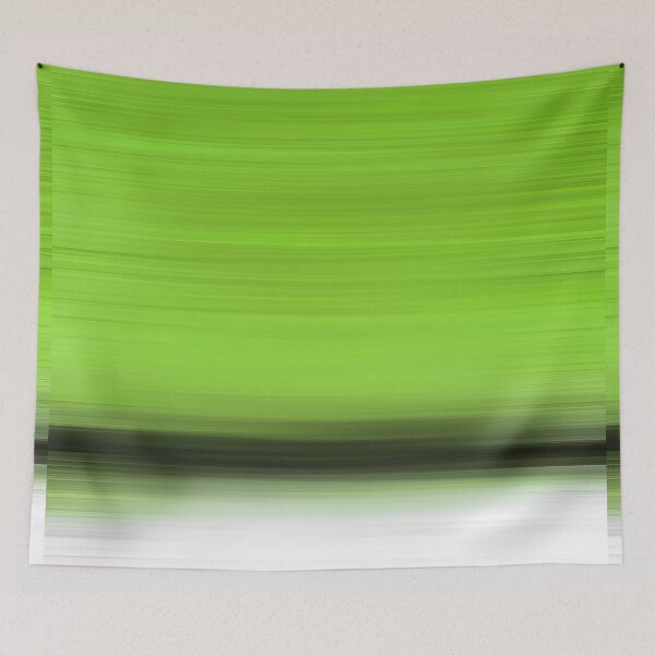 Item preview, Green Rising - Bright Green, Black and White Art designed and sold by Sharon Cummings Art.