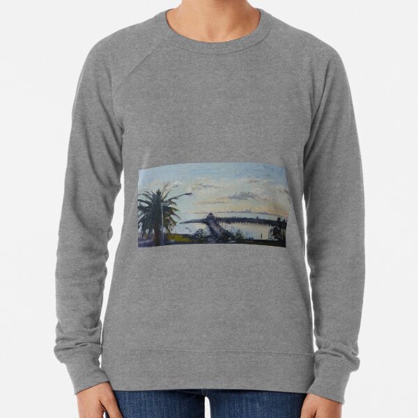 St Kilda Pier, Melbourne Australia Lightweight Sweatshirt