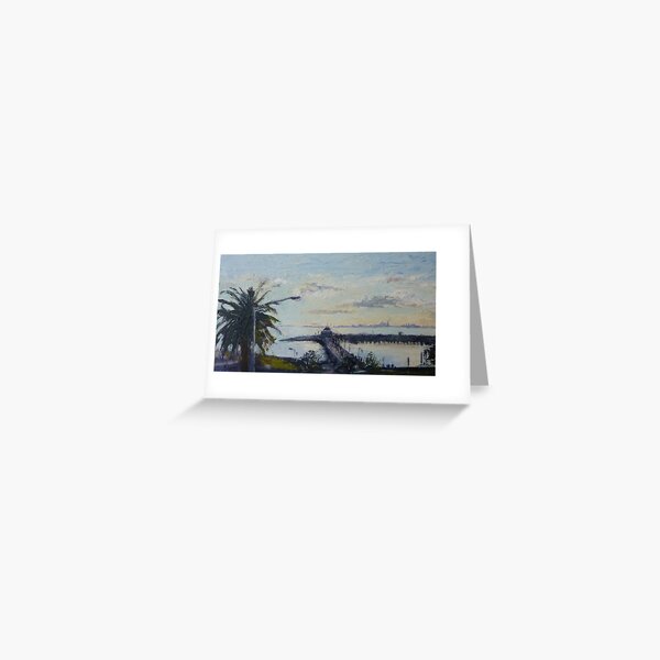 St Kilda Pier, Melbourne Australia Greeting Card