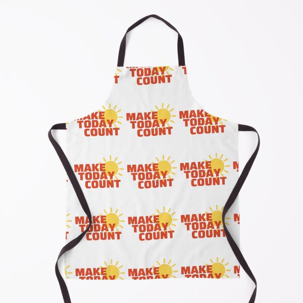 Item preview, Sunny Yellow Make Today Count Square Laptop Sticker designed and sold by Minimalist Design.