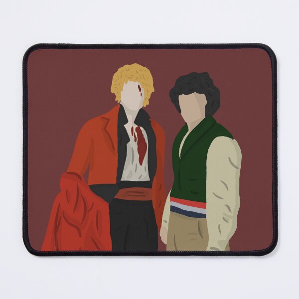 Item preview, Enjolras and Grantaire Dying Holding Hands designed and sold by byebyesally.