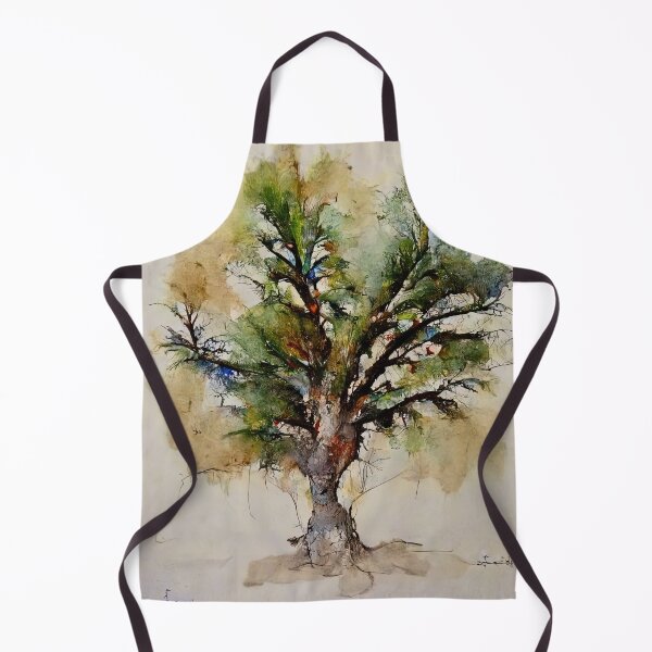 Item preview, Watercolor Tree Generative Painting designed and sold by AstroGenerative.
