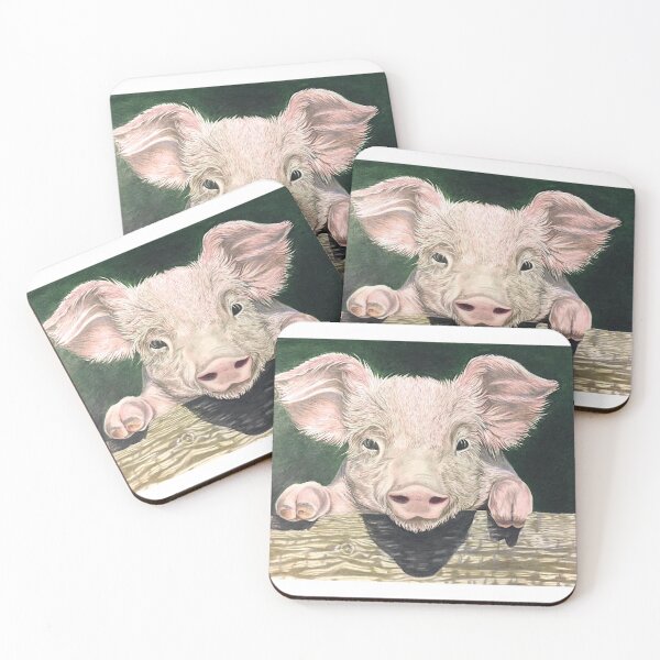 Item preview, Barnyard piglet designed and sold by Fawnandfurrow.