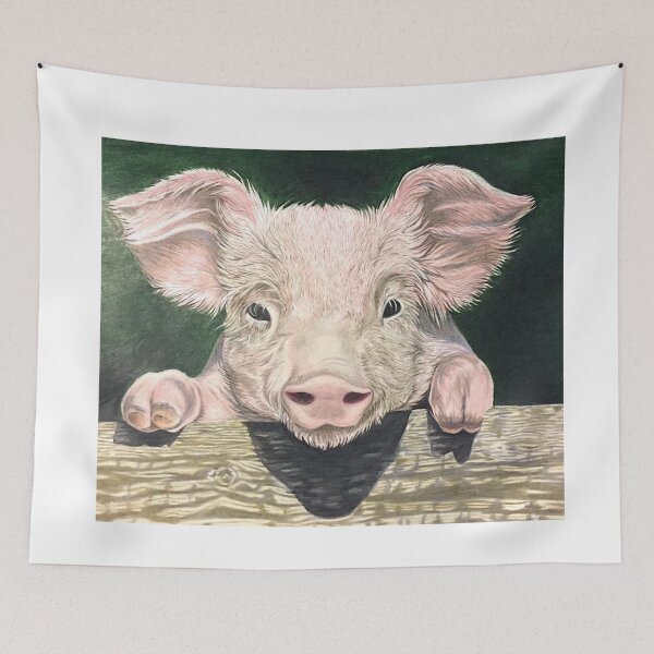 Item preview, Barnyard piglet designed and sold by Fawnandfurrow.