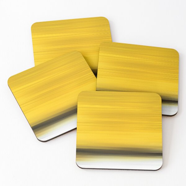 Item preview, Yellow Rising - Bright Yellow, Black and White Art designed and sold by Sharon Cummings Art.