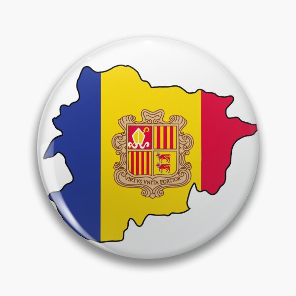 Item preview, ANDORRA FLAG COUNTRY OUTLINE designed and sold by elladitraglia.