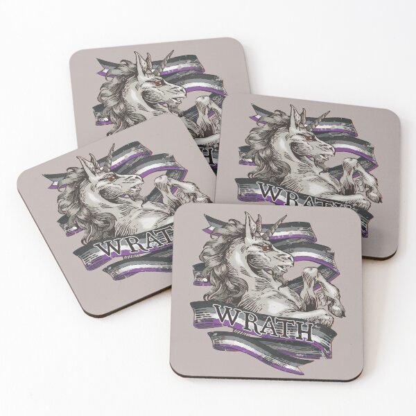 Item preview, Wrath Unicorn - Asexual Pride designed and sold by StillWinter.