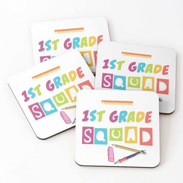 Item preview, 1st grade squad back to school  designed and sold by TipTopTapo.
