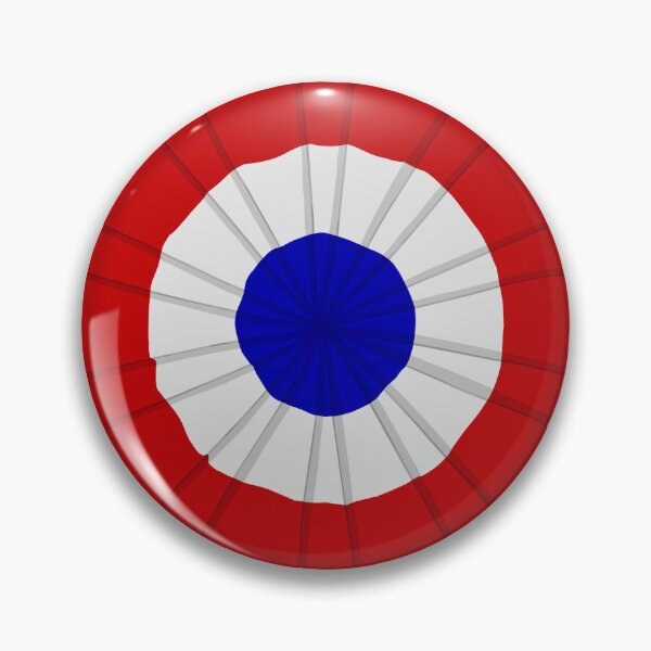 Artikel-Vorschau von Tricolore Kokarde / French Flag Pin, designt und verkauft von byebyesally.
