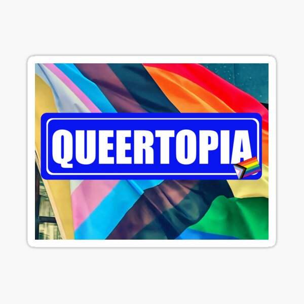 Queertopia Progressvlag Sticker