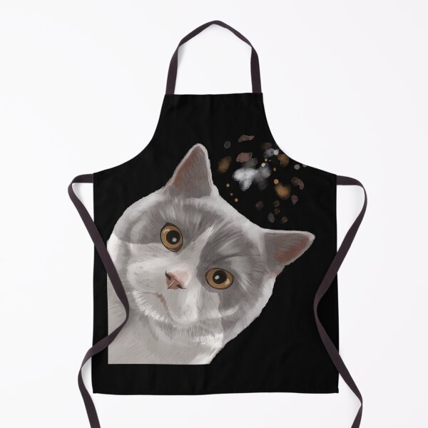 Item preview, Funny Curious Bi-Colour British Shorthair Cat designed and sold by alwe-designs.