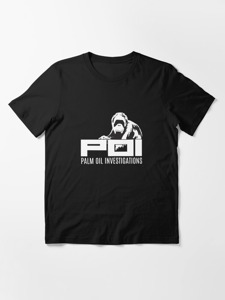 Alternate view of POI - Palm oil investigations logo white Essential T-Shirt