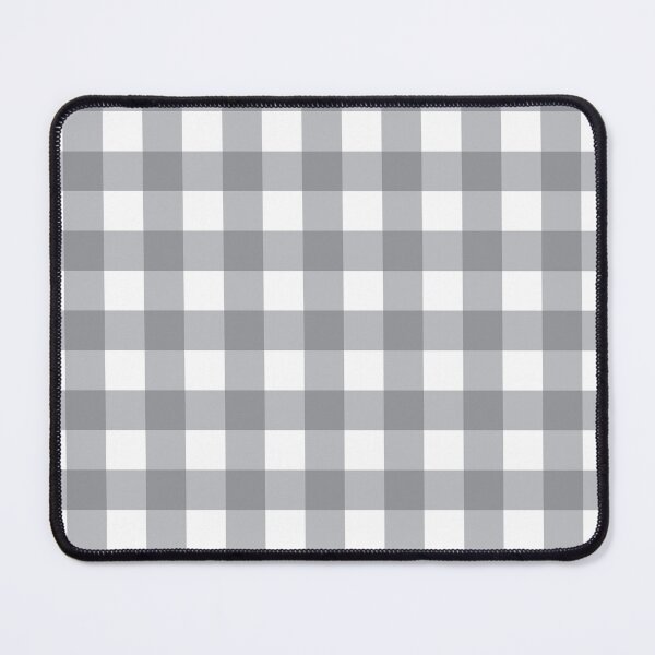 Item preview, Gray and White Buffalo Plaid Pattern designed and sold by ValeriesGallery.