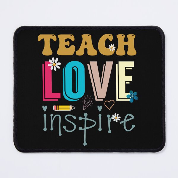 Item preview, funny teacher teach love inspire back to school shirt designed and sold by cizito.