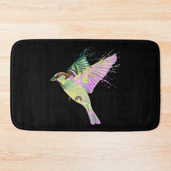 Item preview, Colorful Splash Flying Bird Sparrow designed and sold by alwe-designs.