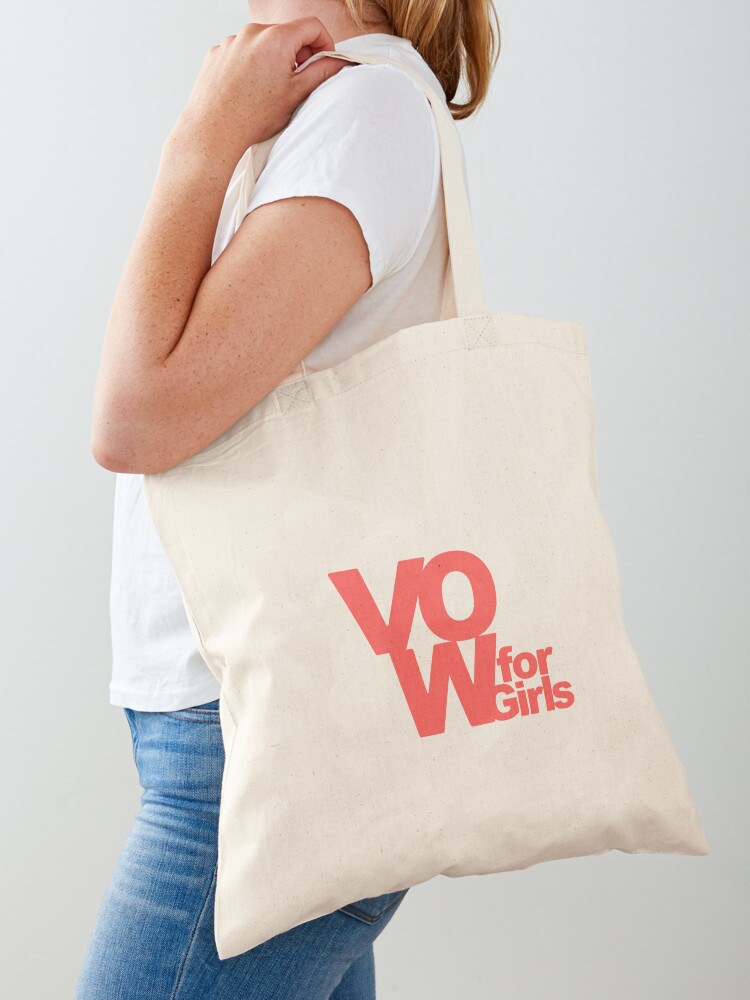 Thumbnail 1 of 5, Tote Bag, VOW for Girls Logo designed and sold by VOWforGirls.