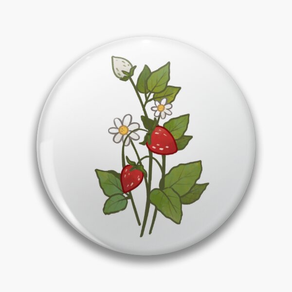 Item preview, Strawberry Plant designed and sold by GardenMothArt.