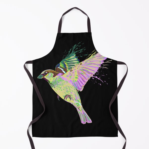 Item preview, Colorful Splash Flying Bird Sparrow designed and sold by alwe-designs.