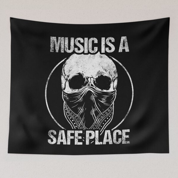 Item preview, Music is a safe place designed and sold by Mila1946.