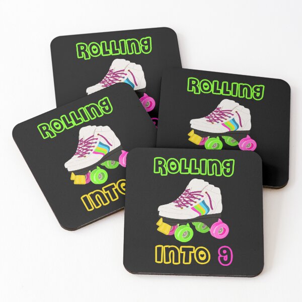 Item preview, Rolling Into 9 Roller Skate Birthday 9th Classic T-Shirt designed and sold by debbieeileenrzp.