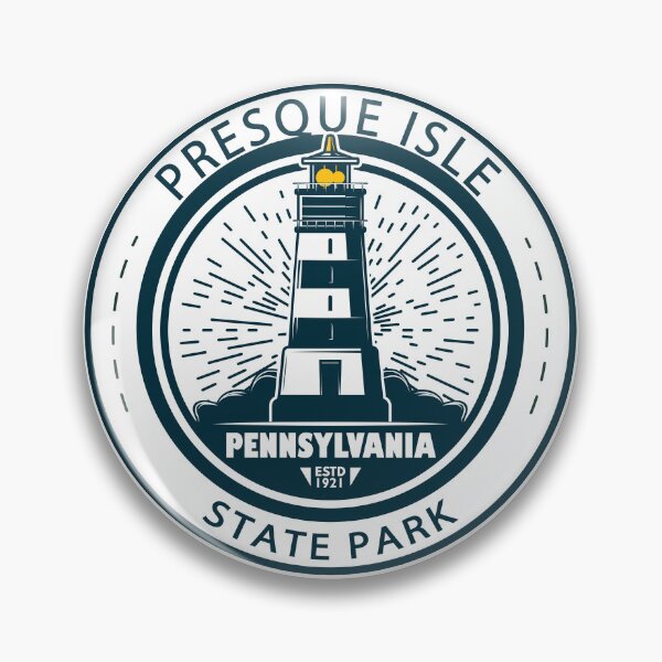 Item preview, Presque Isle State Park Pennsylvania Badge designed and sold by KrisSidDesigns.
