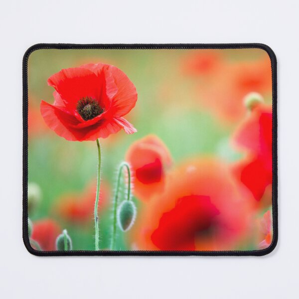 Item preview, Beautiful Wild Red Poppy Meadow designed and sold by CyaniRose.