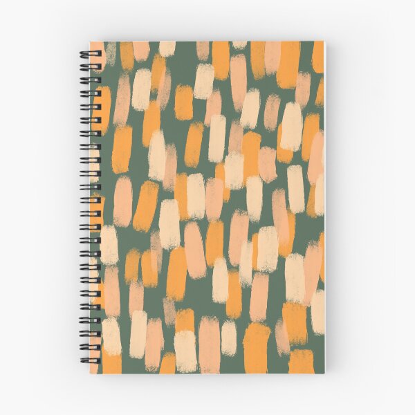 Item preview, Abstract, Orange and Green, Paint Brush Effect designed and sold by OneThreeSix.