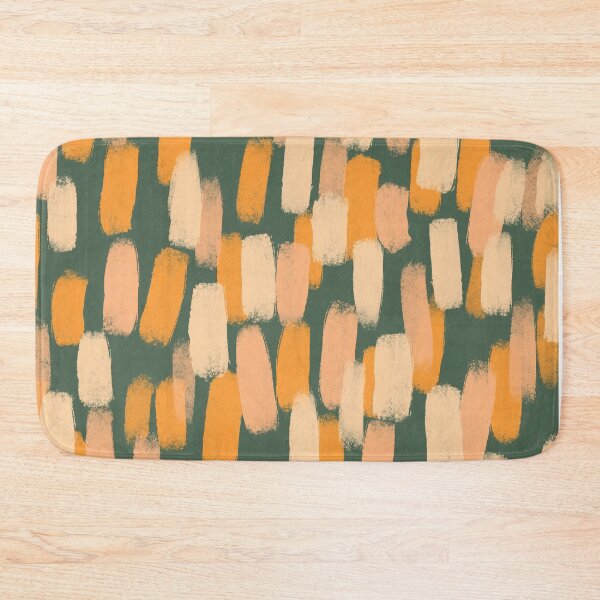Item preview, Abstract, Orange and Green, Paint Brush Effect designed and sold by OneThreeSix.