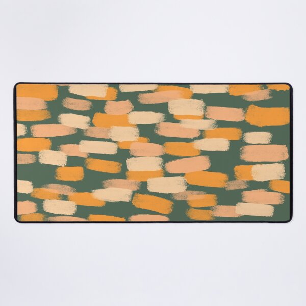 Item preview, Abstract, Orange and Green, Paint Brush Effect designed and sold by OneThreeSix.