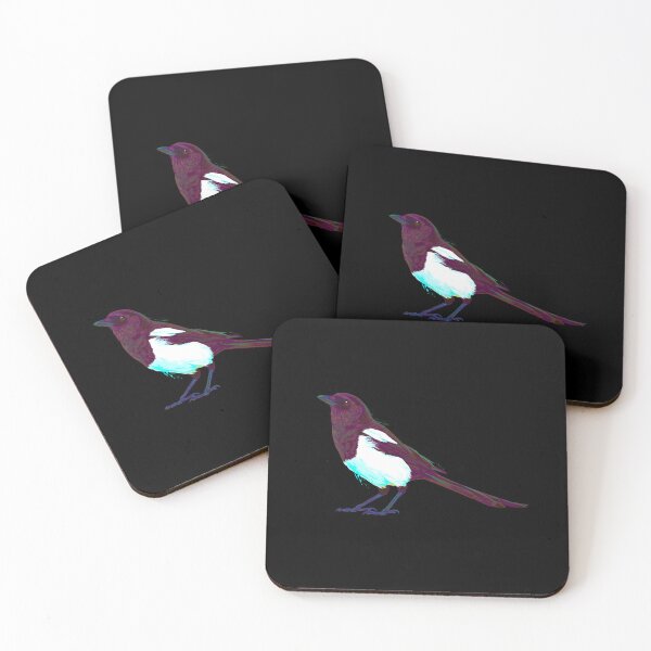 Aperçu de l'œuvre Pie oiseau coloré créée et vendue par alwe-designs.