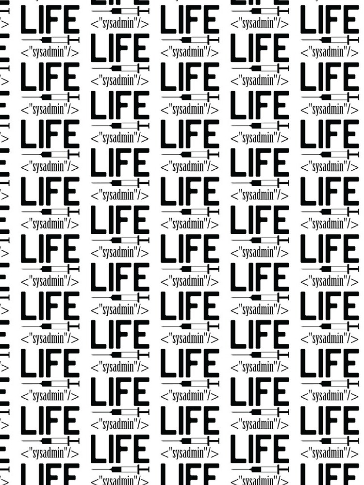 Thumbnail 4 of 4, iPhone Case, Sysadmin Life because even developer need Geek designed and sold by Magisolution.