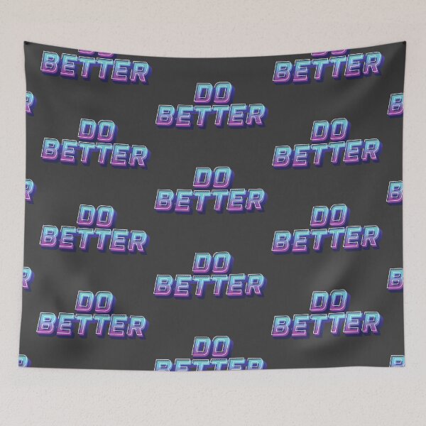 Item preview, Blue and Purple Neon Do Better designed and sold by Pink Ribbon.