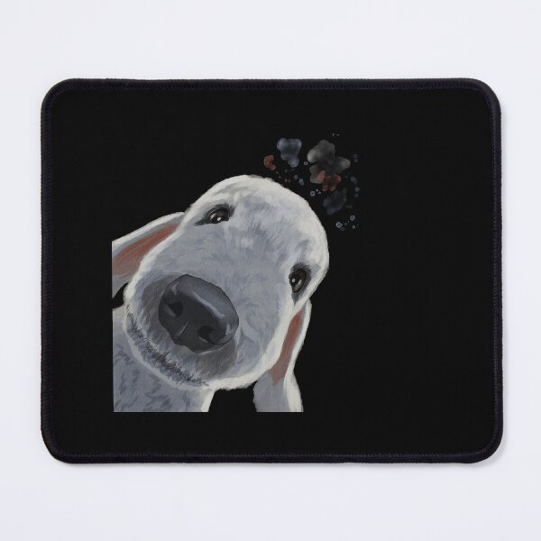 Item preview, Funny Curious Dog Bedlington Terrier designed and sold by alwe-designs.