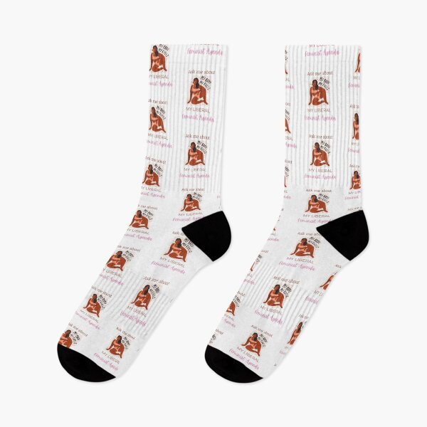 Item preview, Ask Me About My Liberal Feminist Agenda designed and sold by LunaticArtWork.