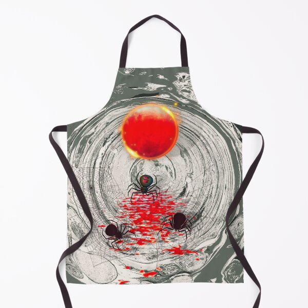 Item preview, Spiders Lair... Spooky Halloween spiders under a blood red moon designed and sold by ditzy-designs.