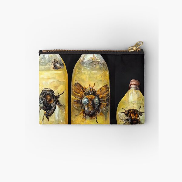 Item preview, Giant Honey Bees in old Glass Bottles designed and sold by AstroGenerative.