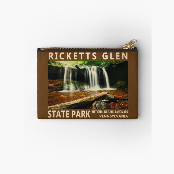 Item preview, Ricketts Glen State Park Pennsylvania Watercolor Vintage designed and sold by KrisSidDesigns.