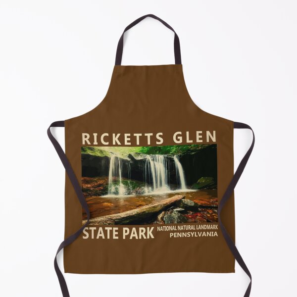 Item preview, Ricketts Glen State Park Pennsylvania Watercolor Vintage designed and sold by KrisSidDesigns.