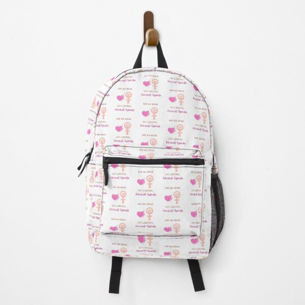 Item preview, Ask Me About My Liberal Feminist Agenda designed and sold by LunaticArtWork.