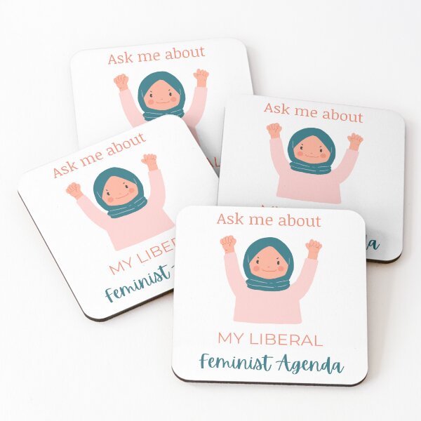 Item preview, Ask Me About My Liberal Feminist Agenda designed and sold by LunaticArtWork.