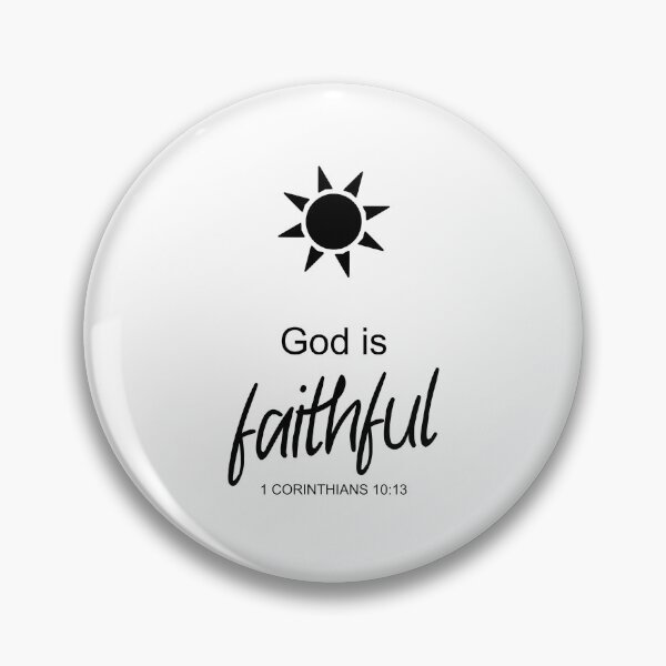 Item preview, God is faithful - 1 Corinthians 10:13 designed and sold by aheartforgod.