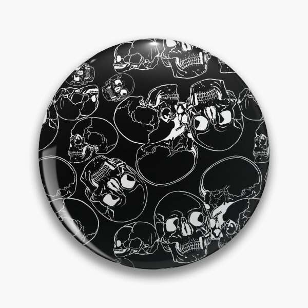Item preview, Skull pattern on black designed and sold by Aisling Tierney.