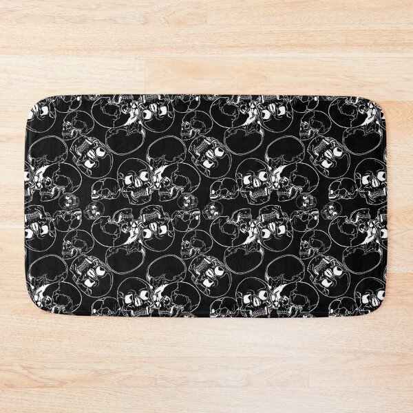 Item preview, Skull pattern on black designed and sold by Aisling Tierney.